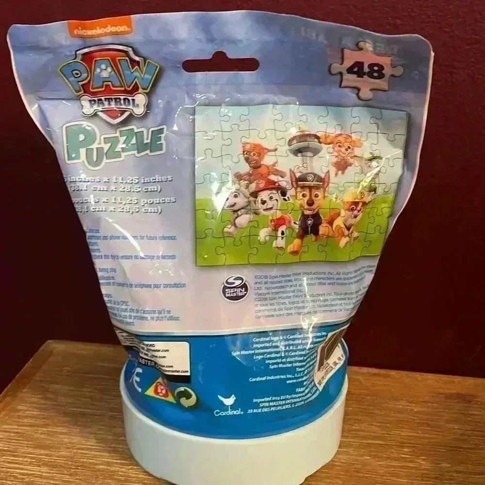 Paw Patrol Small Pillow & 48 Pc Puzzle